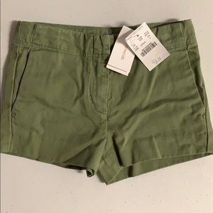 New! Crewcuts Girls Khaki Shorts, Size 4